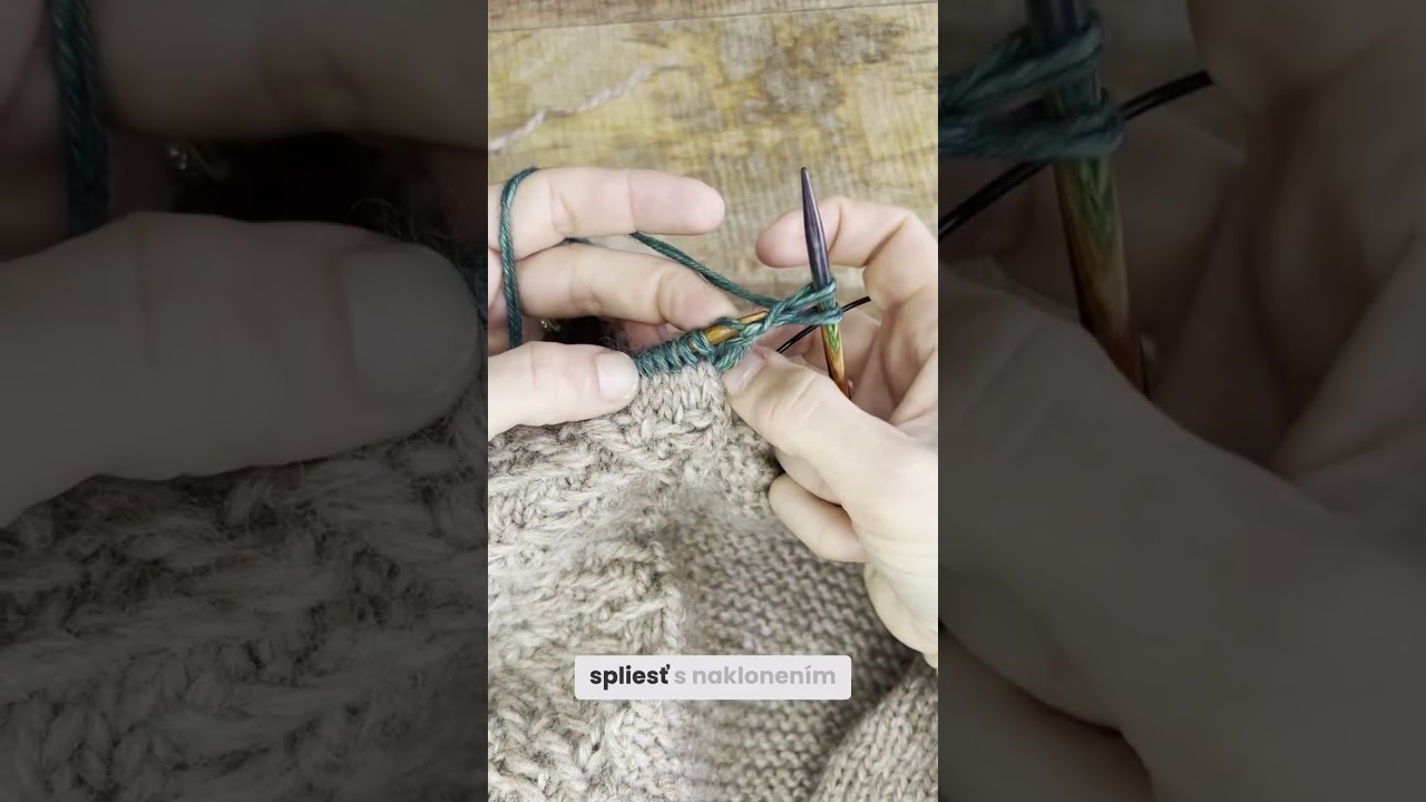 Ukončenie dutinkou - i-cord bind off