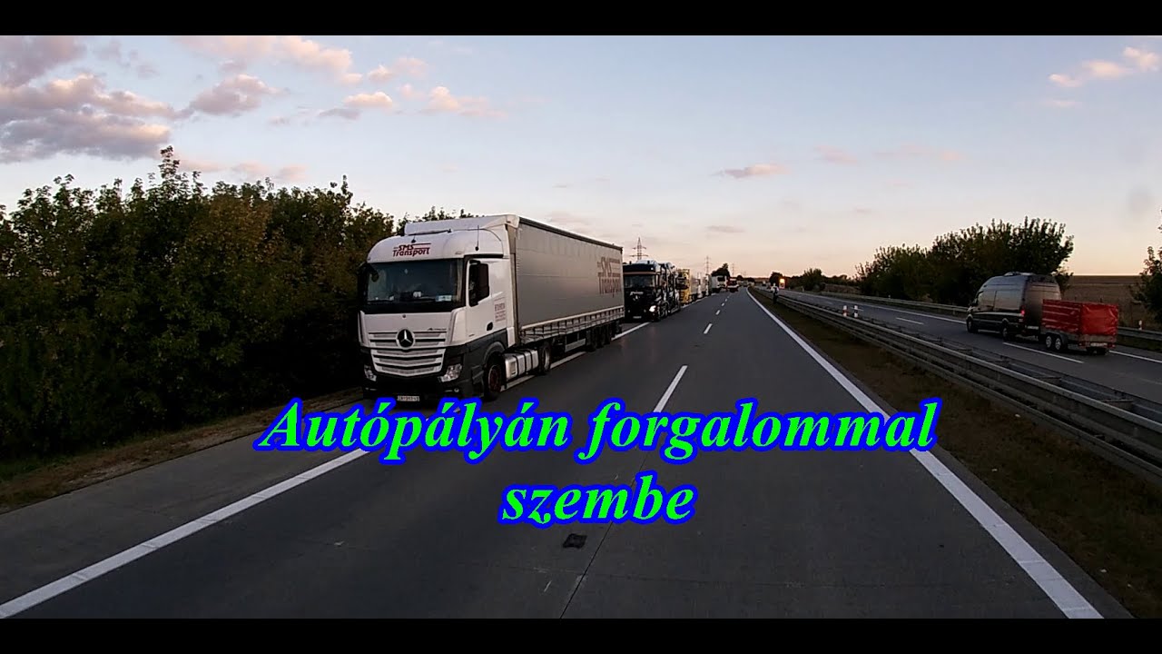 Autópályán forgalommal szembe