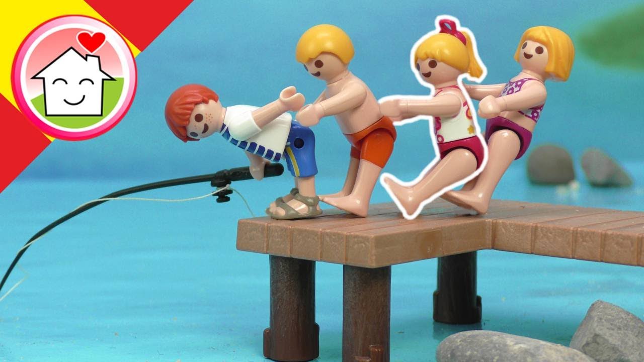 Playmobil en español Excursión escolar al lago - La Familia Hauser
