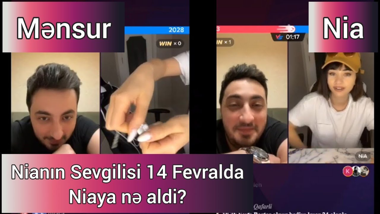 Mənsur Şərif vs Nia Kurbanova / Nianın 14 fevral hədiyyəsi @CebiGulu 22 fevral 2023(3)