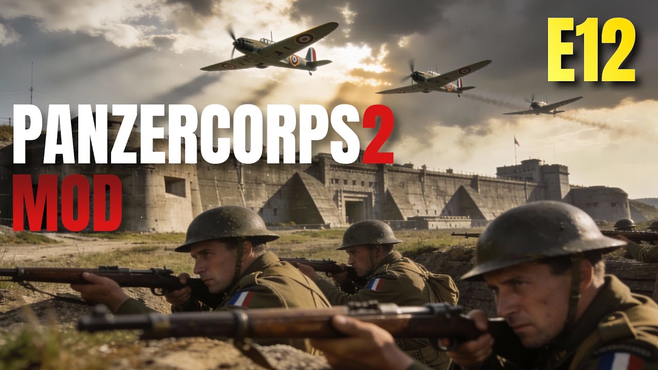 Frankreich auf dem Rückzug - Maginot Linie in Sicht! | PanzerCorps 2 |  E12