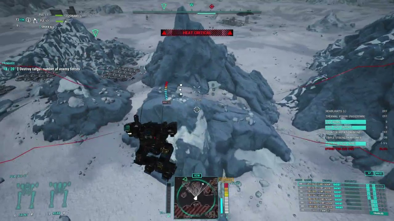 The Fastest Flea A.K.A MW5's Missile guidance System