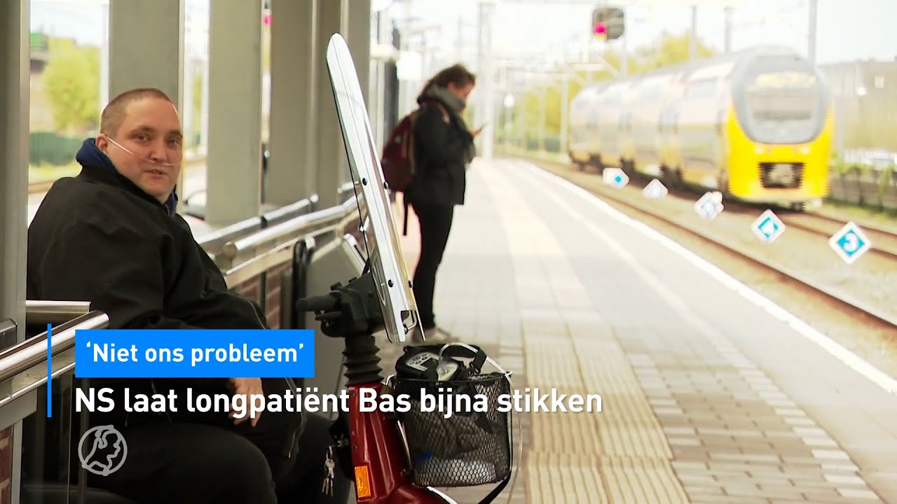 NS laat longpatiënt Bas bijna stikken: 'Niet ons probleem' | Hart van Nederland