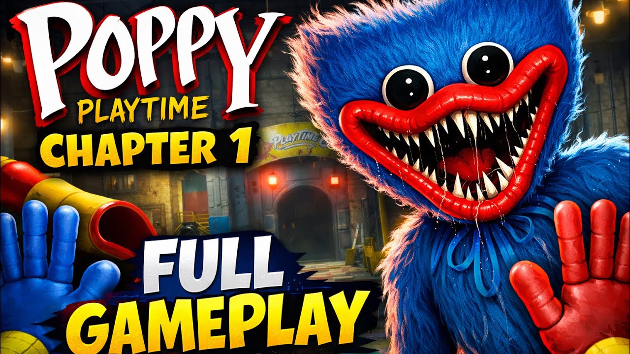 Poppy Playtime Chapter 1 😱🎮 | FULL Gameplay – Komplett durchgespielt !