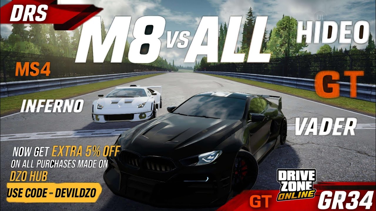 Drive Zone Online: New MS8 Vs All S Class Kings & Some GT Cars | MS8 Performance Test !!