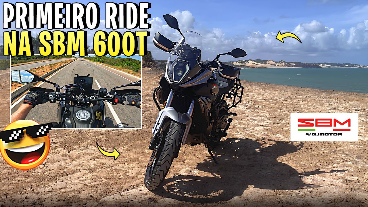 🔥PRIMEIRAS IMPRESS&Otilde;ES COM A NOVA SBM 600T! A MOTO &Eacute; BOA MESMO?