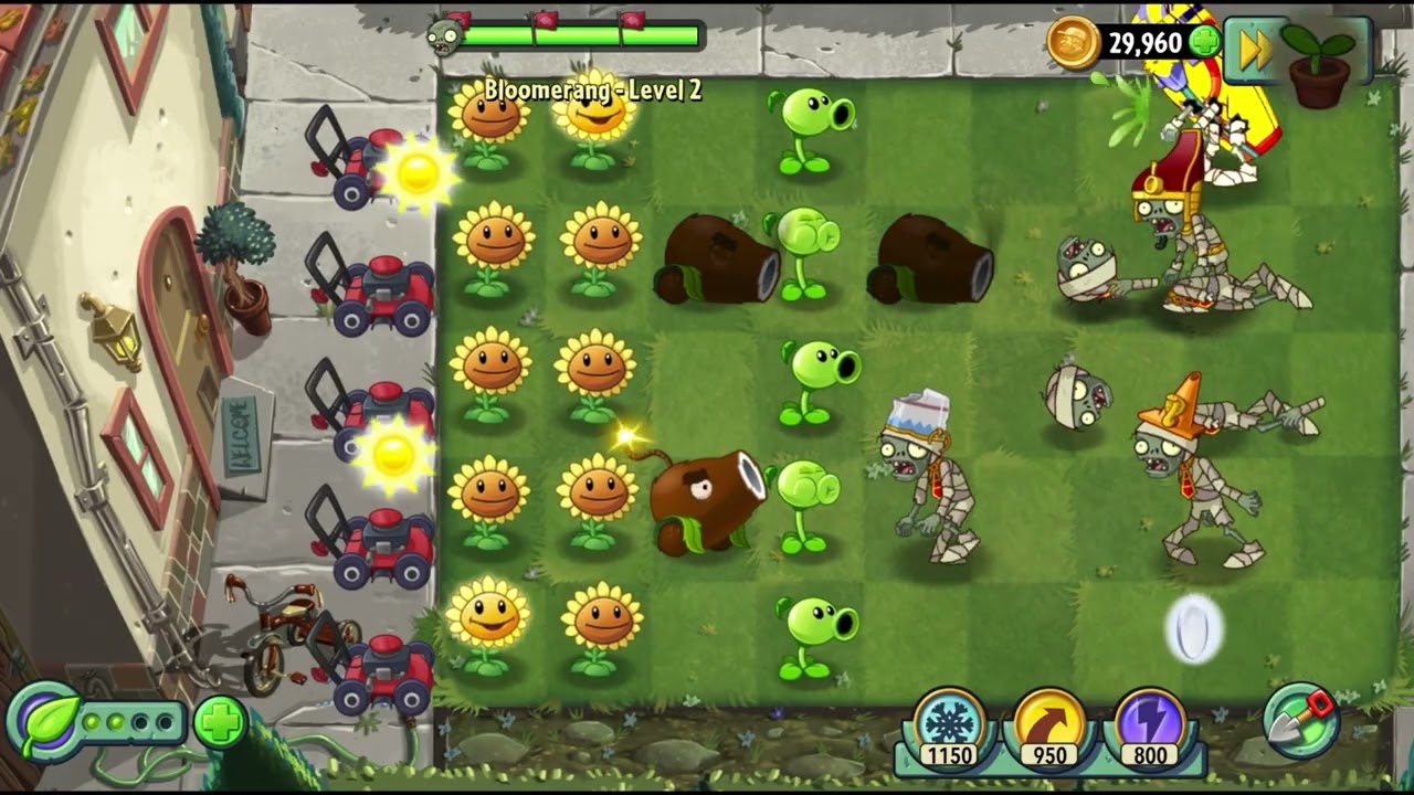 Plants vs Zombies Hack - All Pea PvZ vs Gargantuar. 
