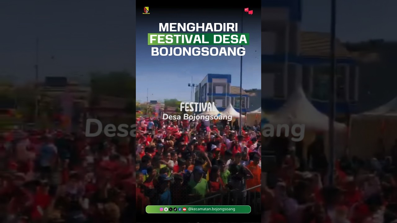 Menghadiri Undangan Pembukaan Festival Desa Bojongsoang di Buah Batu Centrum (31/08/2024)