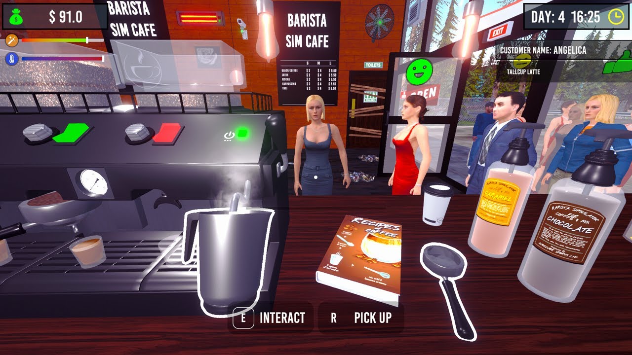 BARISTA SIMULATOR Gameplay