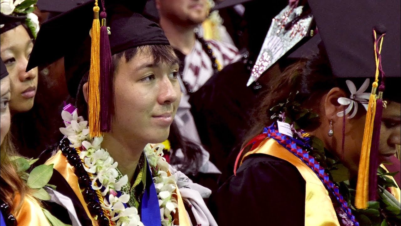 Hawaii Community College Early College graduate