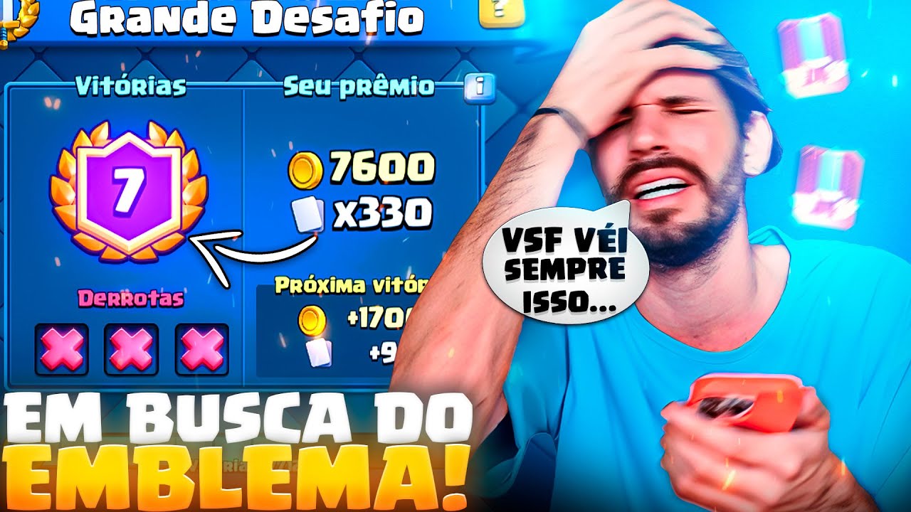 EM BUSCA DO EMBLEMA NO GRANDE DESAFIO (EP 38) 😡