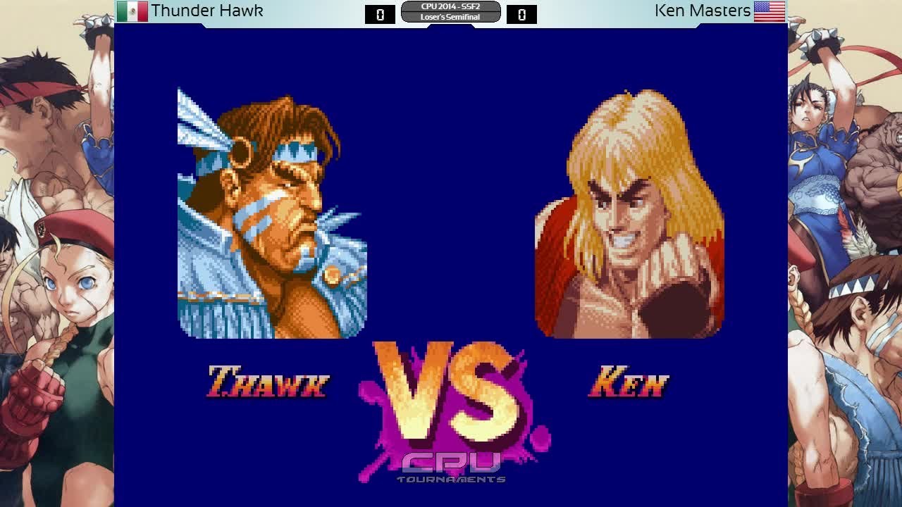 CPU 2014 Top 8 ★ Super Street Fighter 2 ★ Loser's Semifinal ★ Thunder Hawk vs Ken Masters