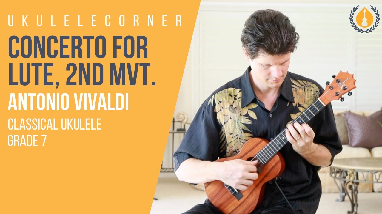 Concerto For Lute, 2nd Mvt by Antonio Vivaldi performed on Ukulele by Jeff Peterson