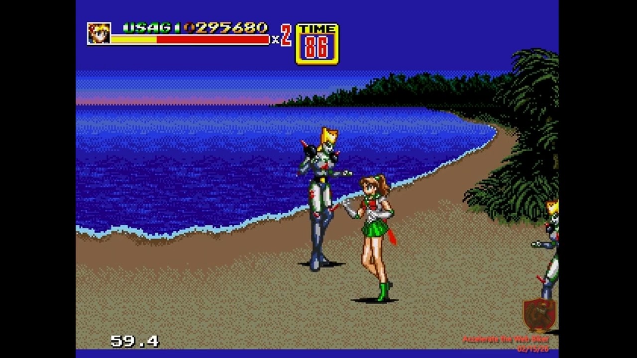 Sailor Moon Streets of Rage 2 (Genesis - Rom Patch)