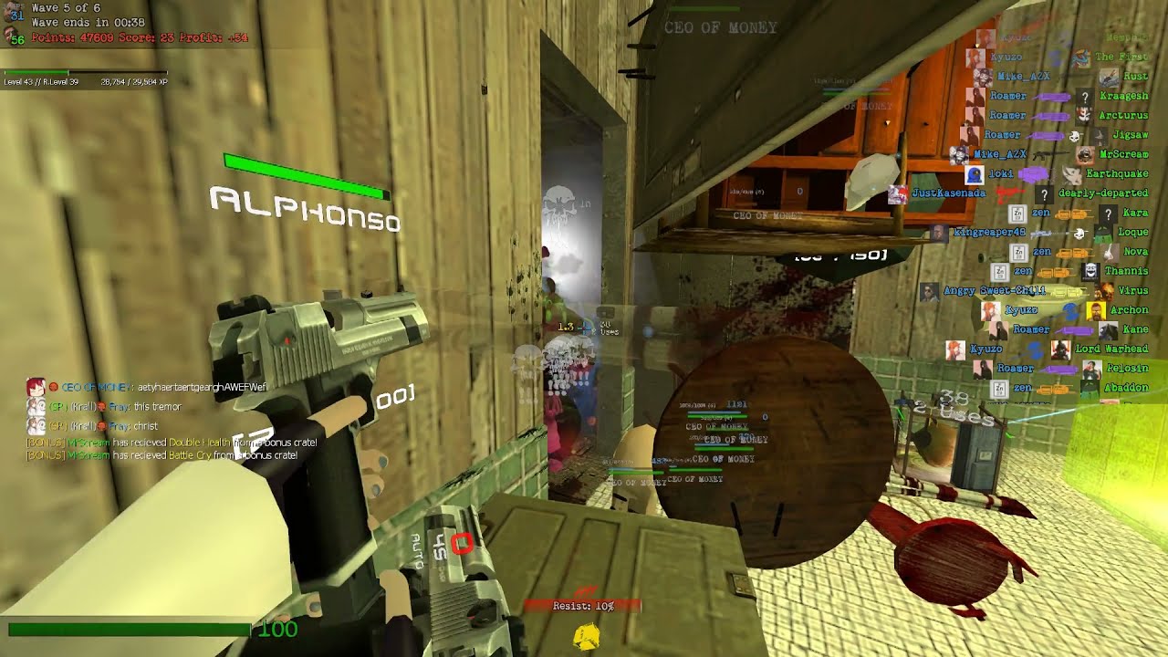 I force redeem as bot, pickup 13 bonus crates, die with 6 left, force redeem again & use the last 5