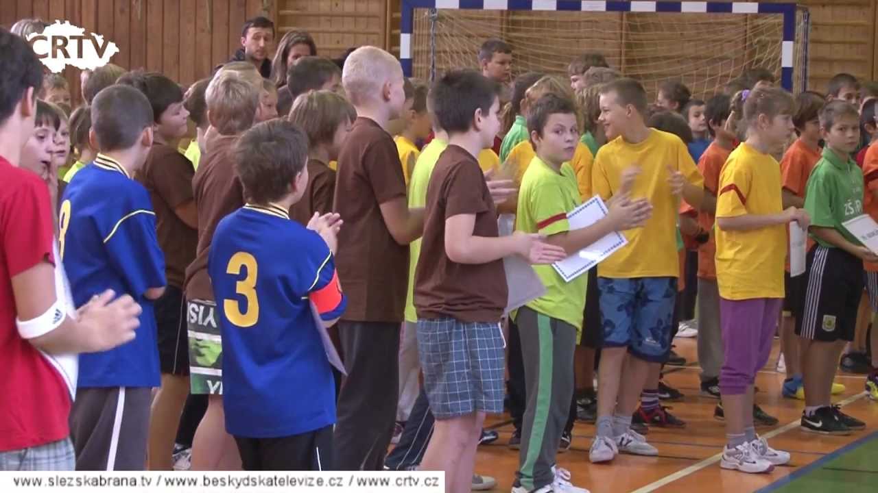 Turnaj mladších žáků ve vybíjené obec Šenov www.BeskydskaTelevize.cz
