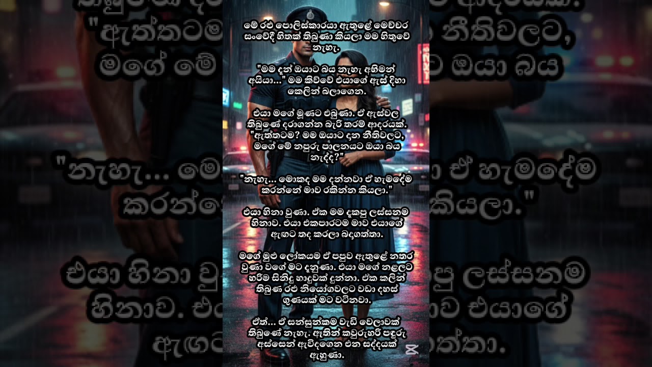 ( 3 කොටස ) නපුරු පොලිස්කාරයාගේ අසීමිත ආදරය කෙටිකතාව 