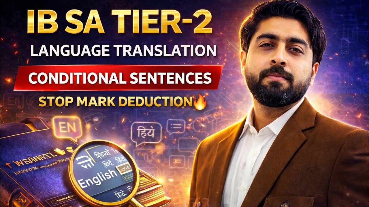 IB SA Tier-2 Translation 🔥 | Conditional Sentences | STOP Marks Deduction