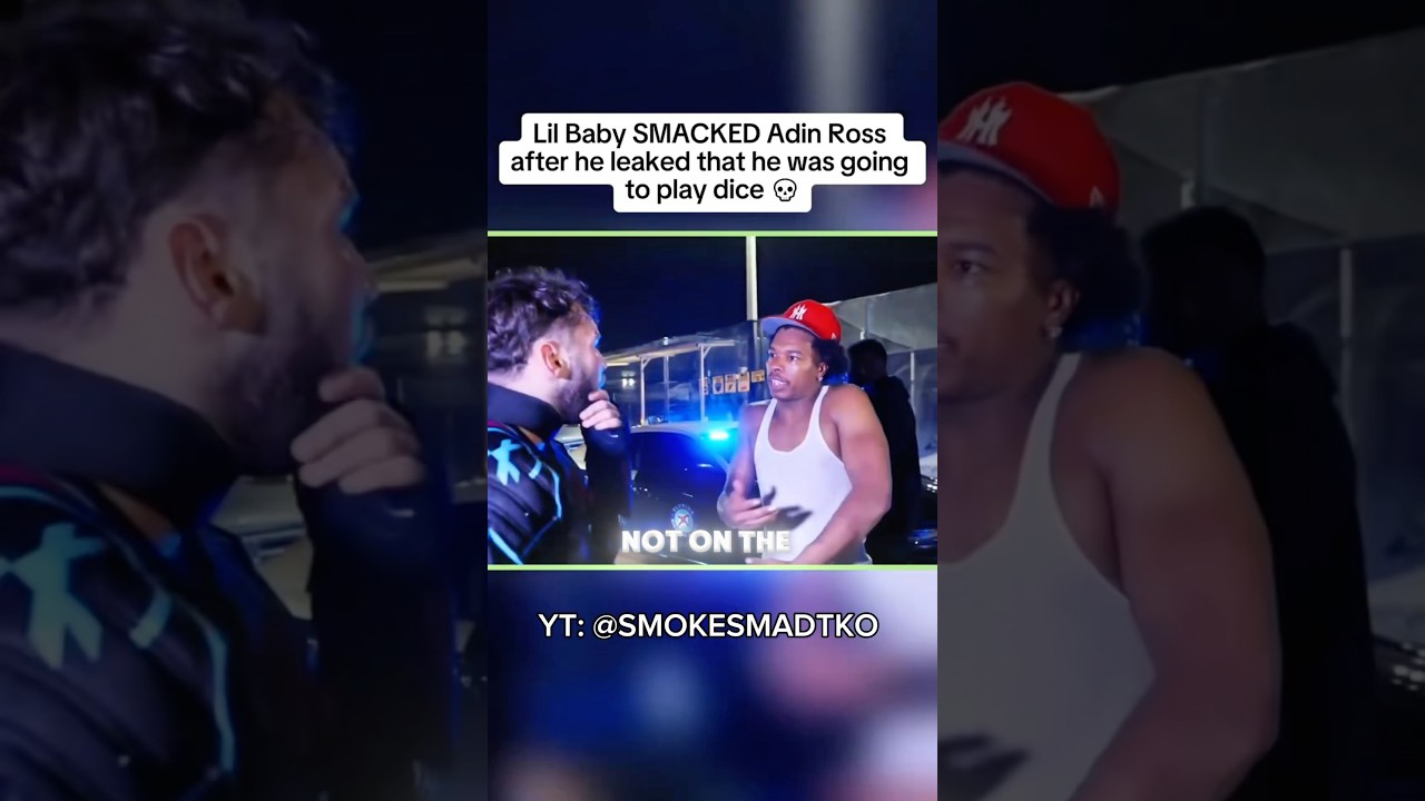 LIL BABY HITS ADIN ROSS ON STREAM 😳 #adinross #smokesmadtko