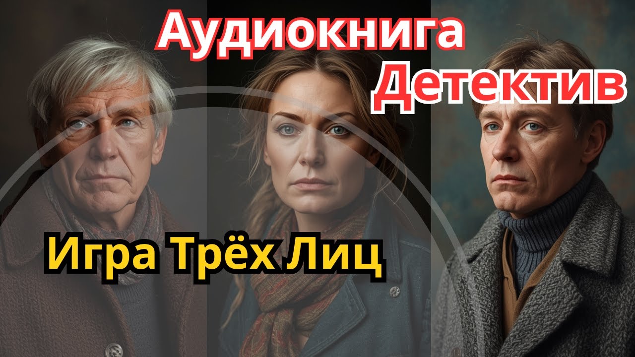 ПОЛНАЯ АУДИОКНИГА📚🔥Игра Трёх Лиц📚🔥 ДЕТЕКТИВ