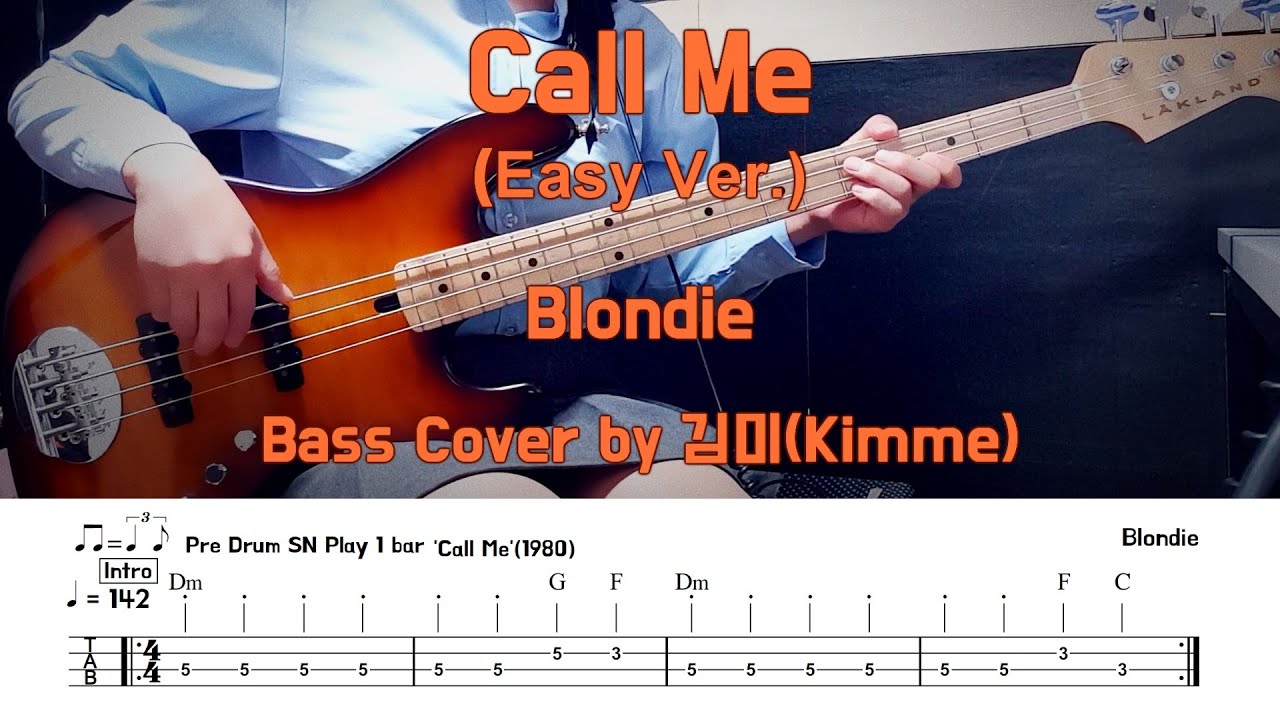 Call Me_Blondie(Easy Ver.) Bass Cover