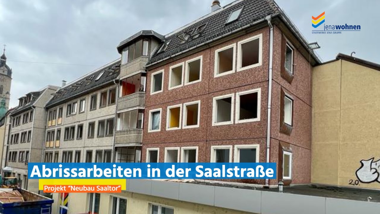 Abrissarbeiten in der Saalstra&szlig;e | Projekt 