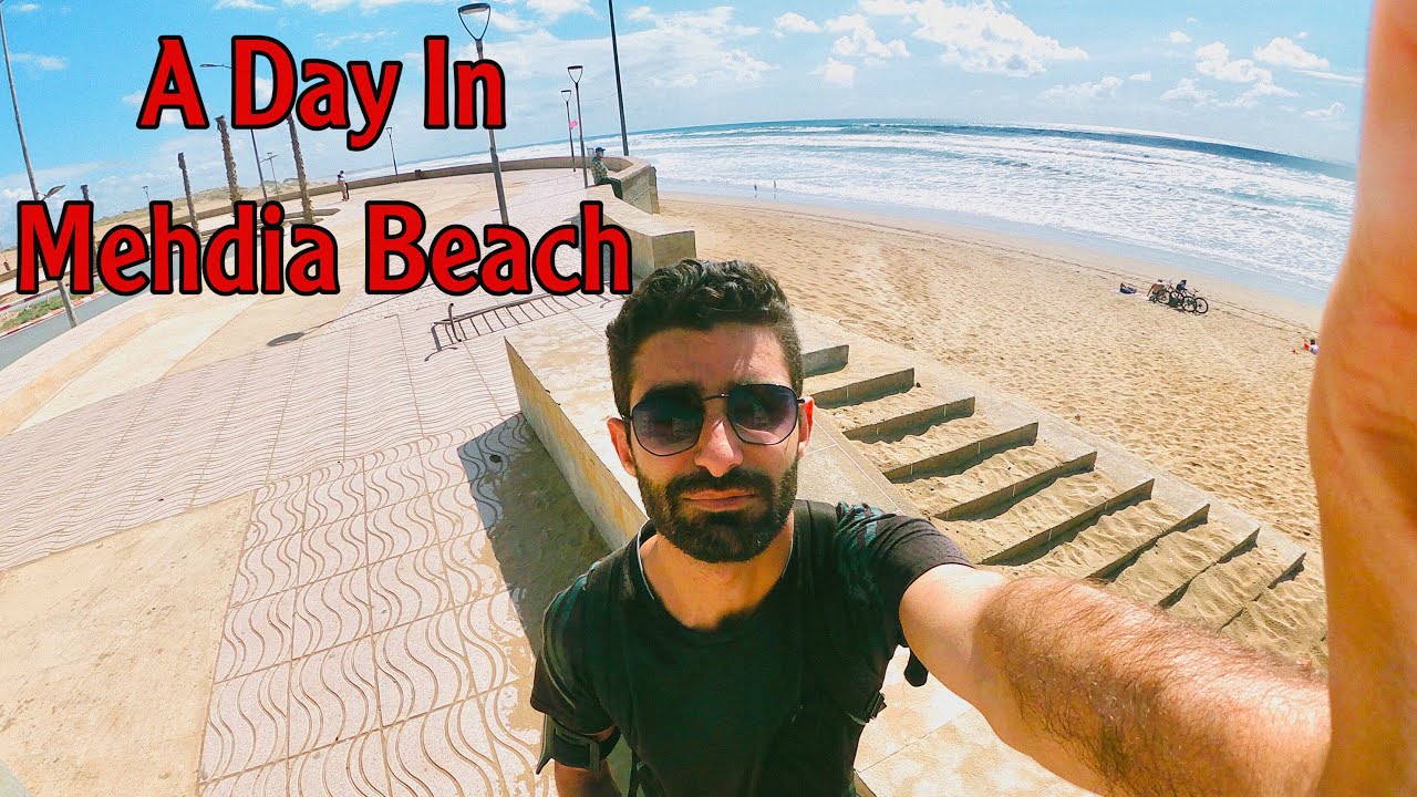 mehdia beach ( cycling around the beach )