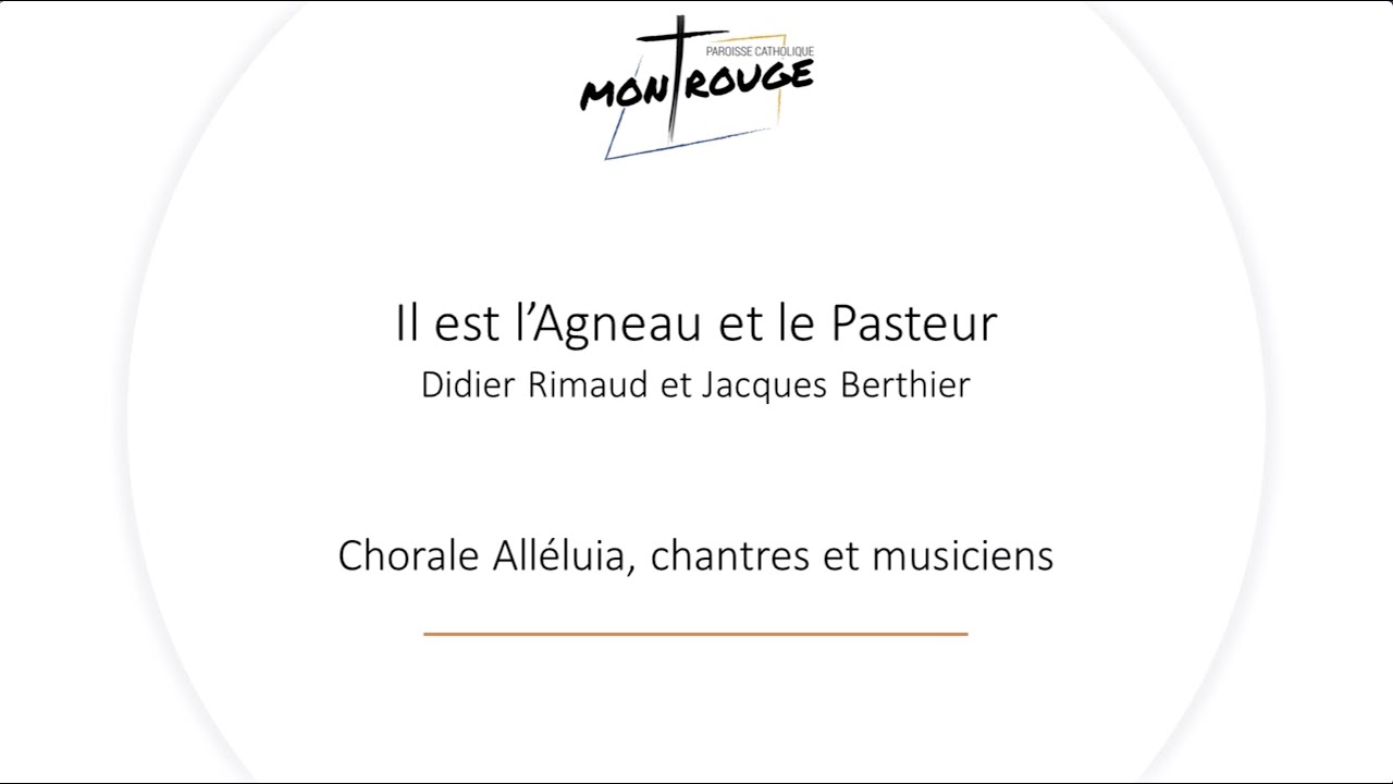 Il est l'Agneau et le pasteur