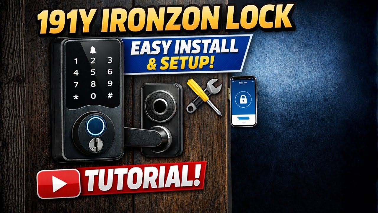 Установка и настройка умного замка Ironzon 191Y | Полное пошаговое руководство