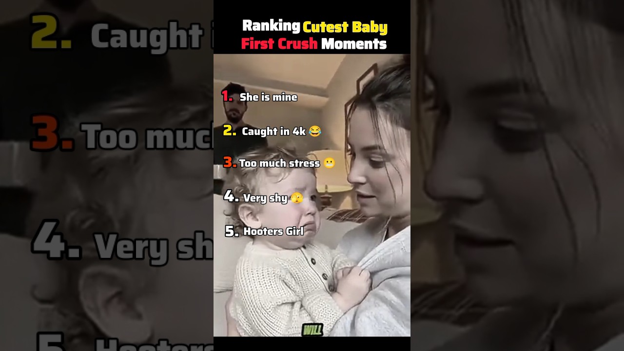 Ranking Cutest Baby First Crush Moments!! 😂😂