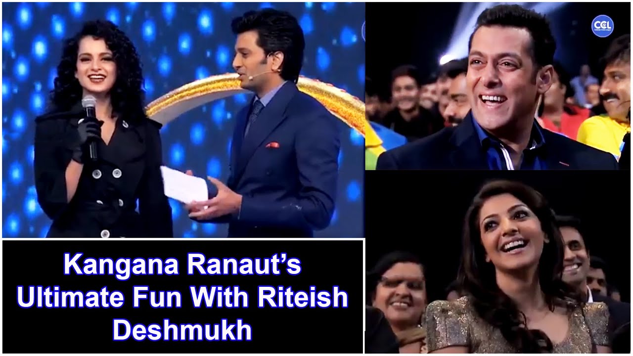 Salman Khan & Kajal Aggarwal Enjoying Kangana Ranaut's Ultimate Fun With Riteish Deshmukh