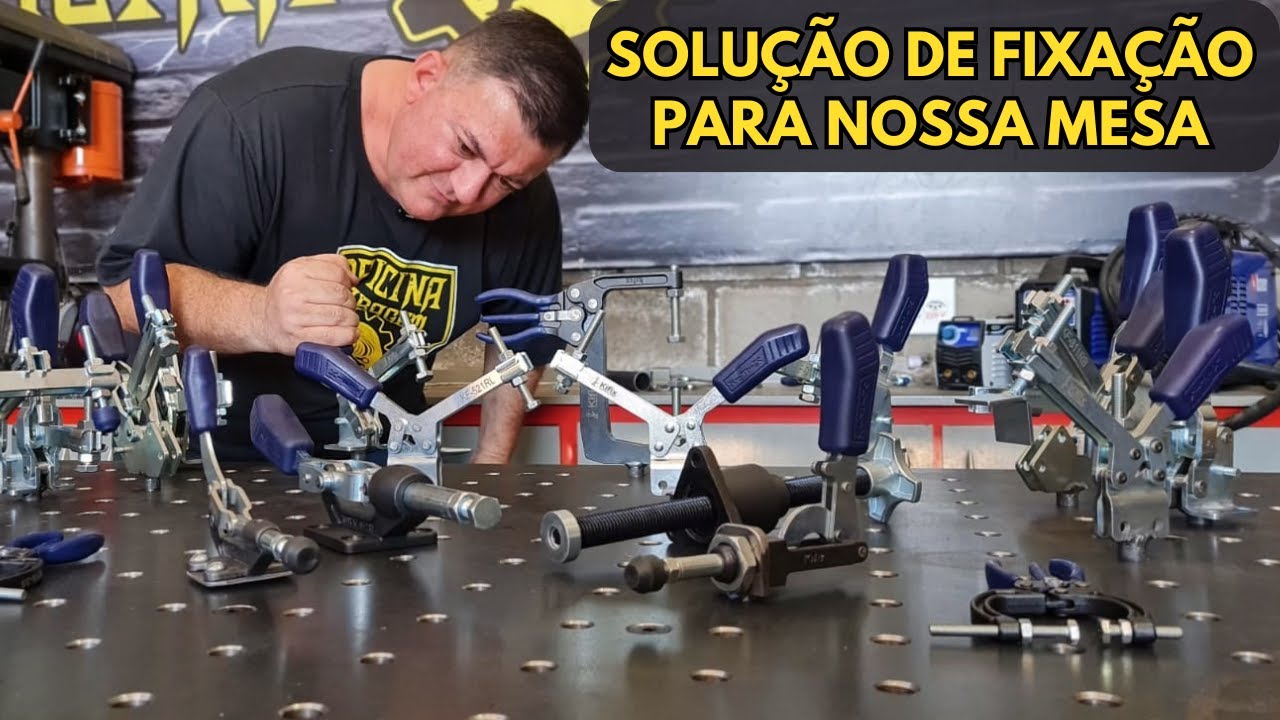 Grampos de Aperto Rápido KIFIX para nossa Mesa de Soldagem
