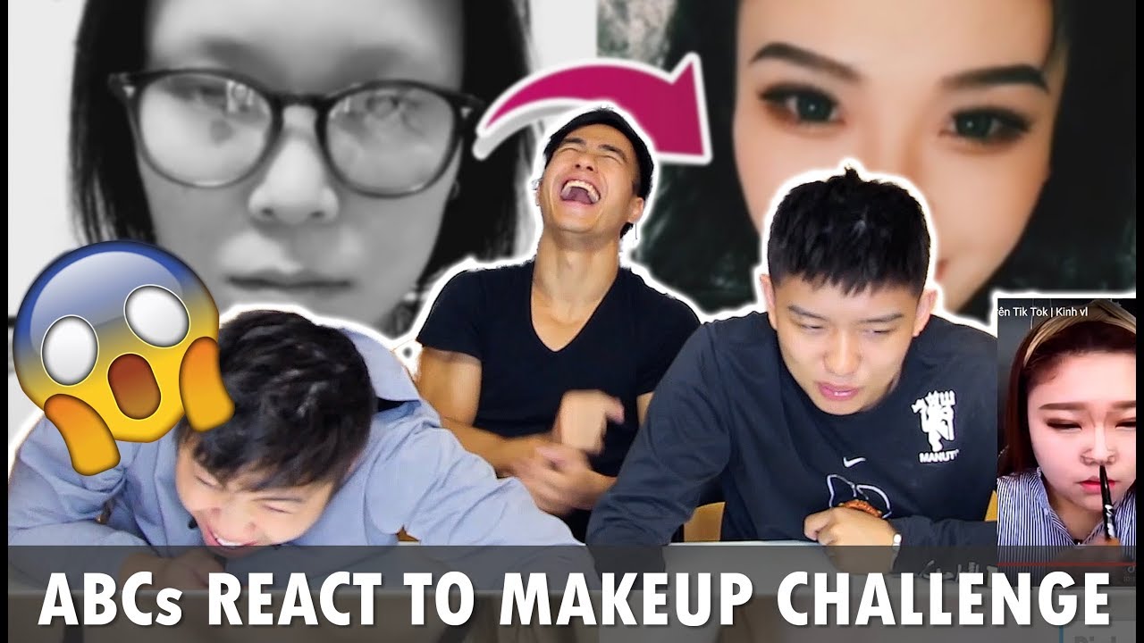 Asian Americans React to Chinese Makeup Challenge  - The Power of Makeup Tik Tok- ABC