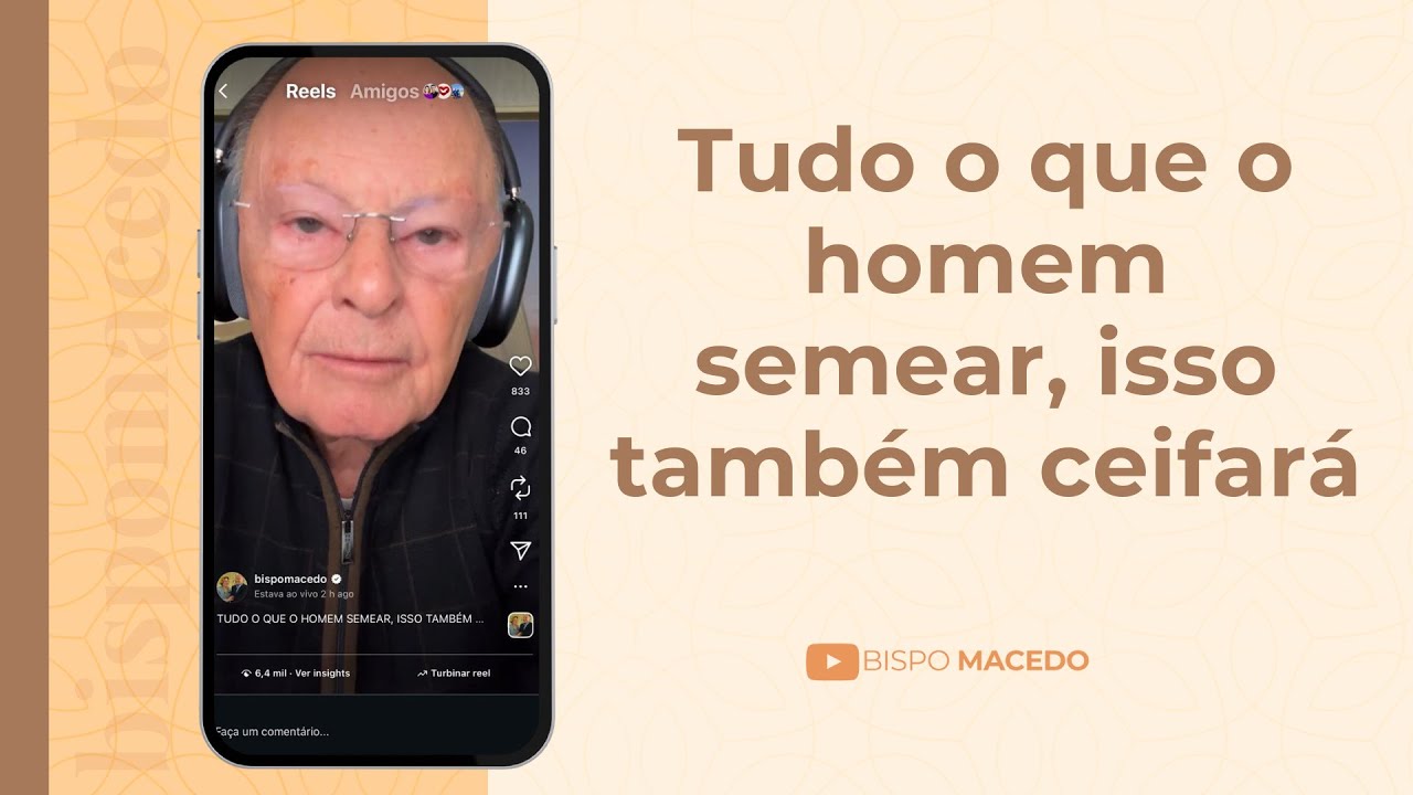 Tudo o que o homem semear, isso também ceifará - Meditação Matinal 30/10/25