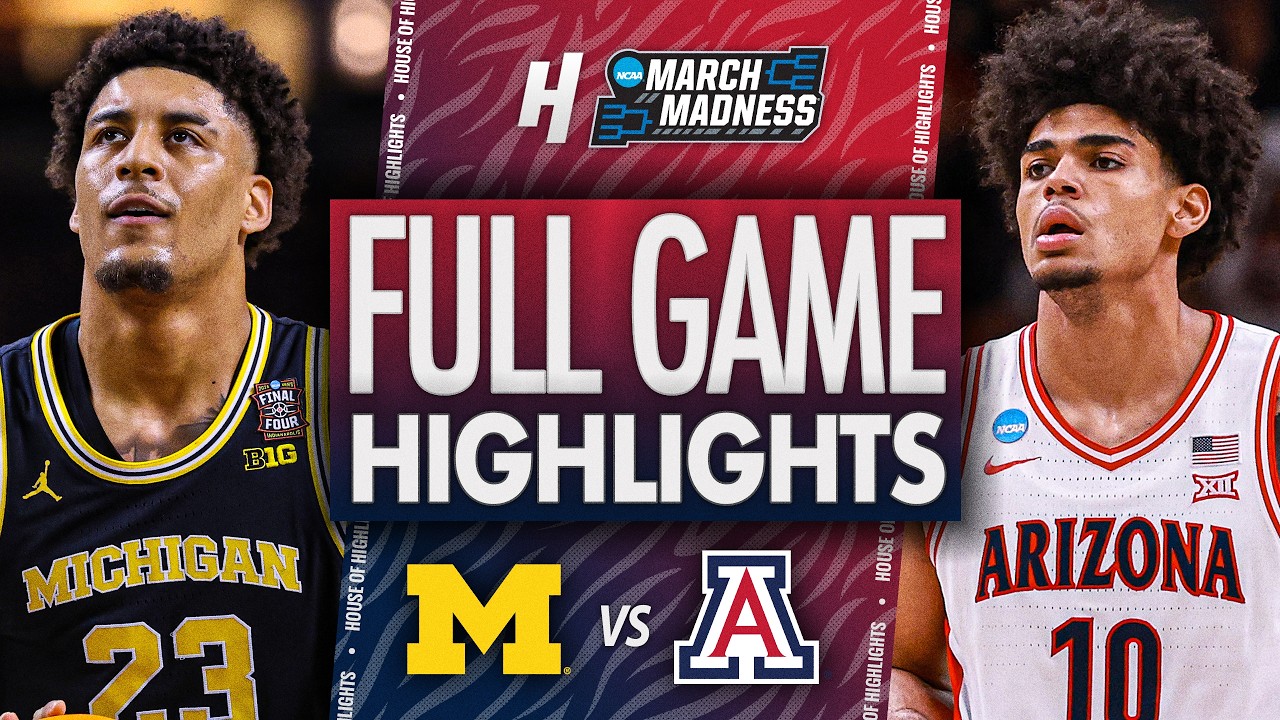 Мичиган против Аризоны - ПОЛНЫЙ ОБЗОР МАТЧА 🔥 Финал четырех | NCAA March Madness 2026