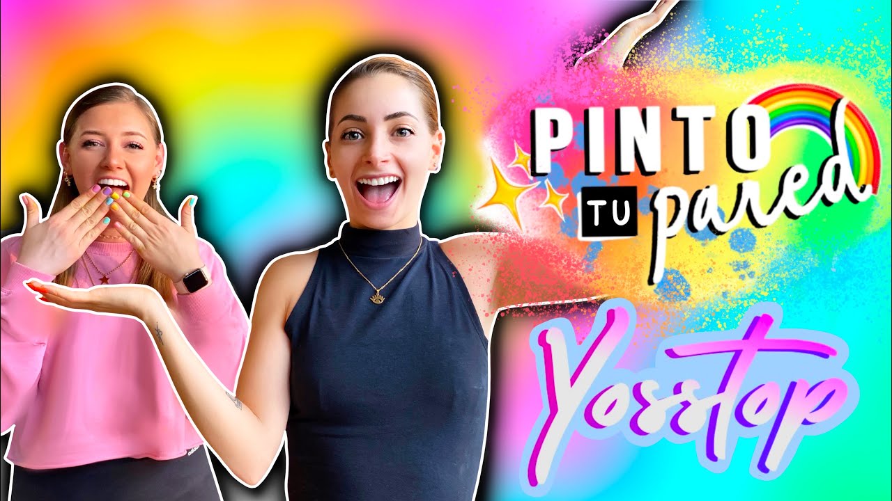 PINTÉ LA PARED DE YOSSTOP!!! 🎨😍 ¡¡¡NO SABEN LO HERMOSO!!!!
