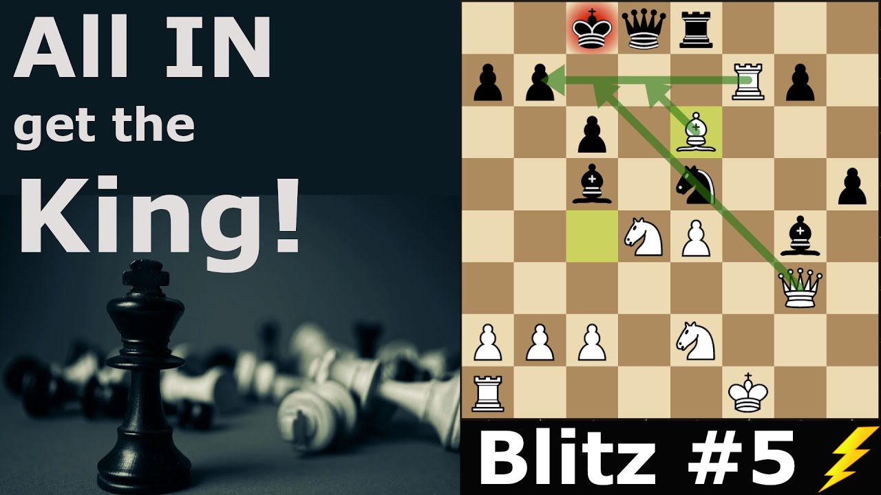 Blitz #5: ALL IN get the King! Vienna Game (3min) chess game