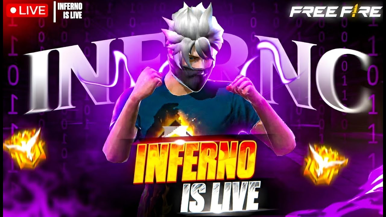 🔴[Live Free Fire New Rank Season Rank Push Live !! with Inferno