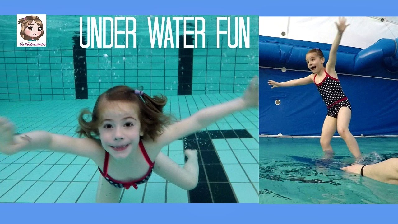 UNDER WATER FUN 💦 Wasserspa&szlig; in der Schwimmhalle 💦 Schwimmen und Tauchen im Schwimmbad