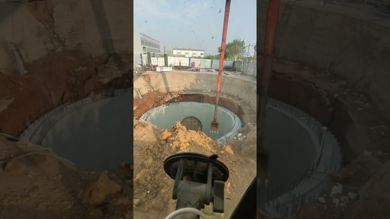 Caisson Well Construction  #civilengineerlife