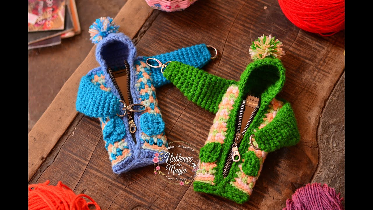 Свитер Чехол для мобильного телефона связать крючком Пошагово