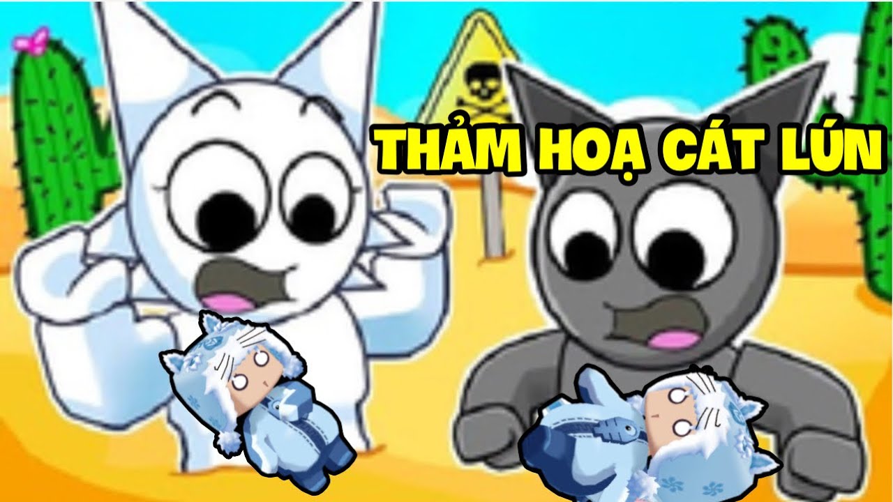 THẢM HỌA CÁT LÚN ẬP TỚI TRONG MINI WORLD | MEOWPEO MINI GAME