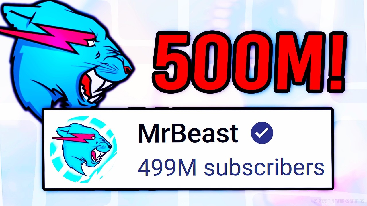 MrBeast Is ALMOST At 500,000,000 Subscribers!