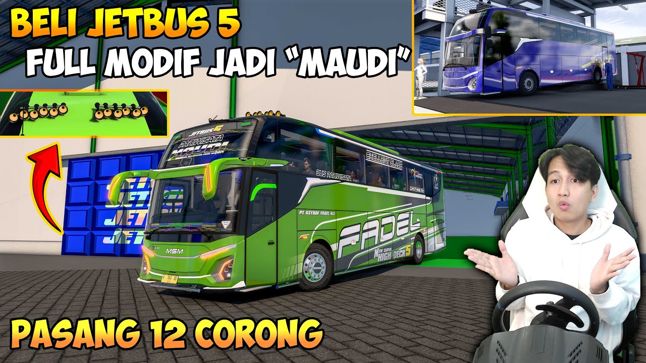 BELI JETBUS 5 LANGSUNG MODIF JADI MSM 