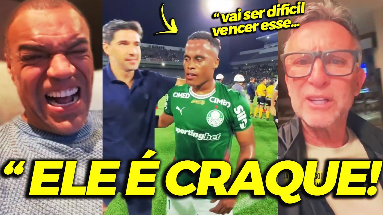 DENILSON SHOW E CRAQUE NETO REAGEM APÓS GOLEADA DO PALMEIRAS! 