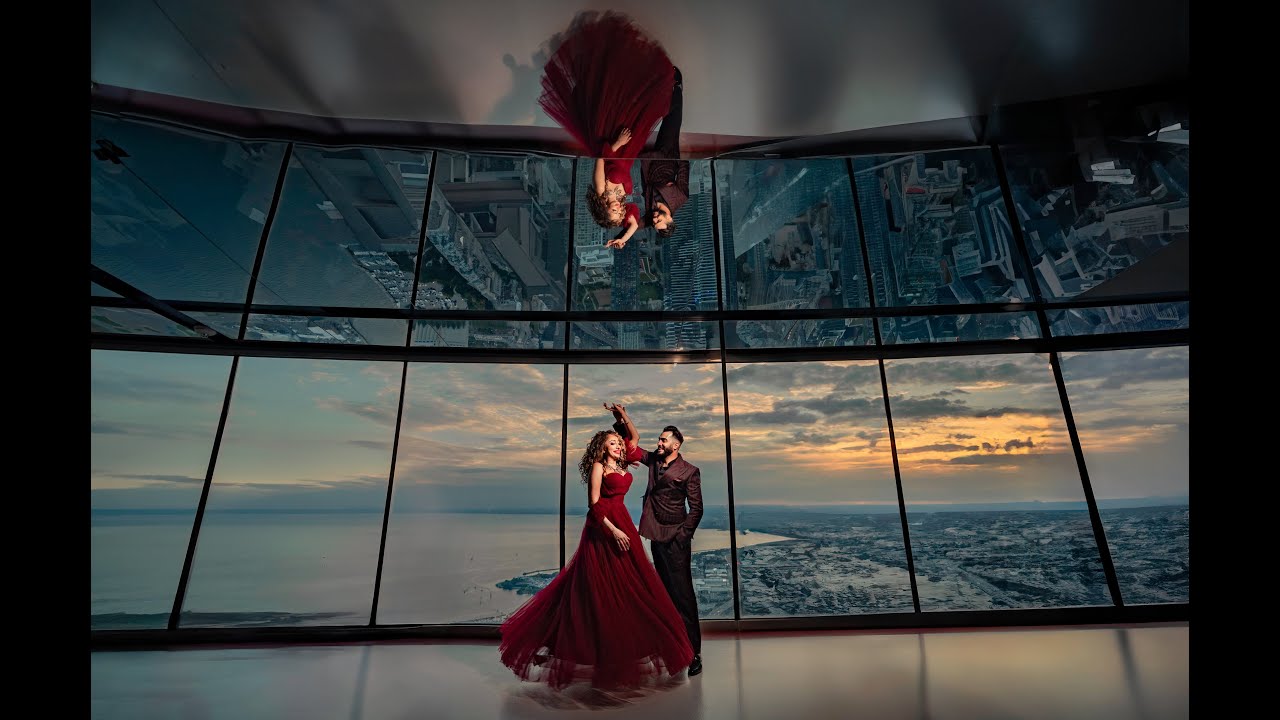 Jaspreet & Harpreet | Beautiful Sikh Wedding Highlights 2025 | Toronto CN Tower