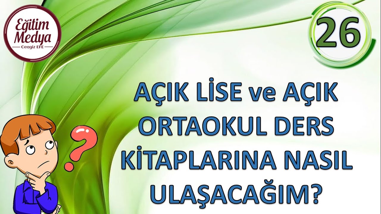 A&ccedil;ık Lise ve A&ccedil;ık Ortaokul Kitaplarını nereden bulabilirim? Nasıl Ulaşabilirim?