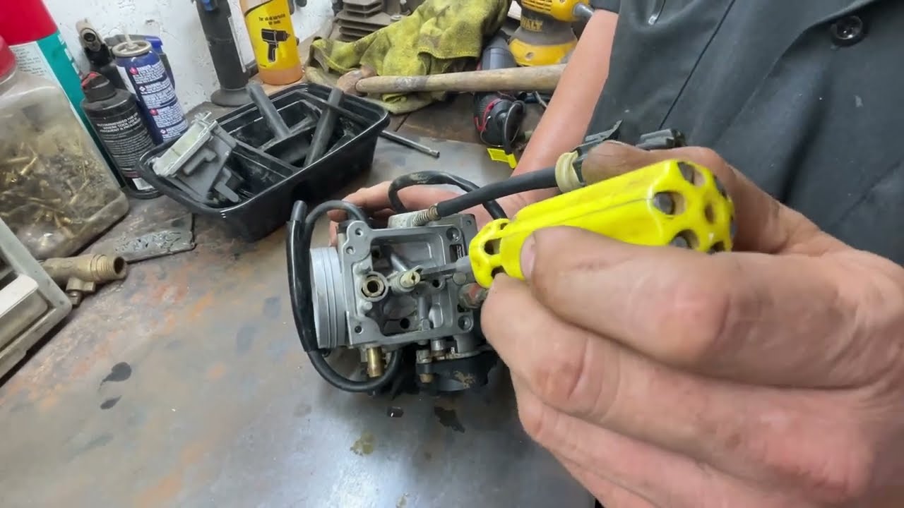 Honda Rancher 400 AT, How To Rebuild Carburetor, Will Not Crank, Start, Or Run, Not Getting Gas