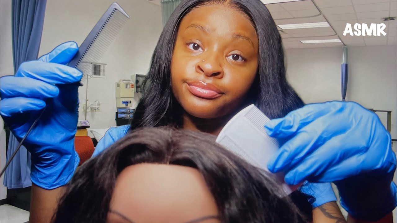 ASMR | Rude School Nurse Checks Your Scalp For Lice Role Play W/ Gum Chewing 🩺