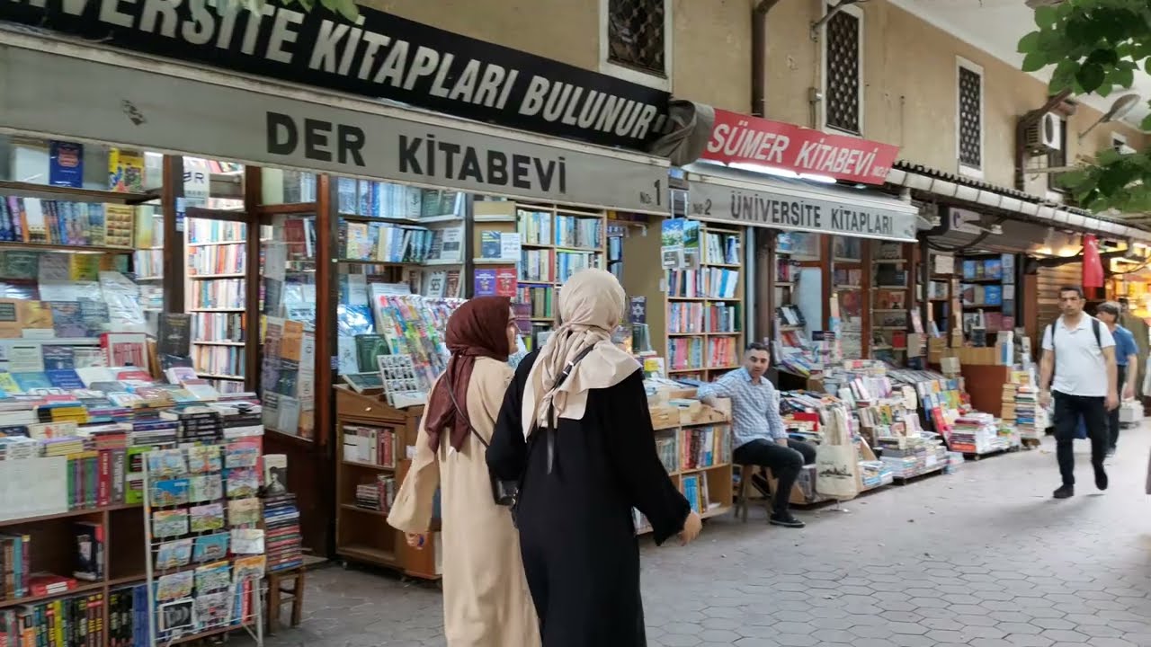 Plimbare ~ Grand Book Bazaar ~ Sahaflar &Ccedil;ARŞISI ~ Turcia ~ 4k60fps